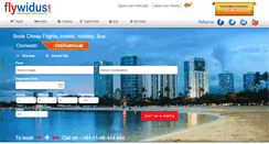 Desktop Screenshot of flywidus.com